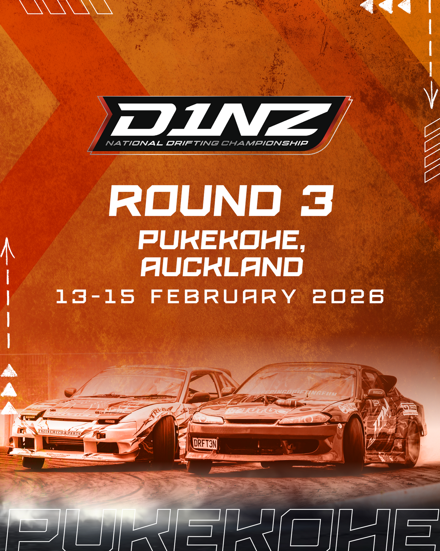 Pukekohe Park Raceway - 13, 14, 15 February 2026 — D1NZ