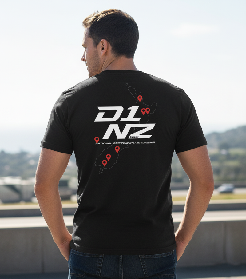 D1 Apparel T-Shirt – Red D1 Map
