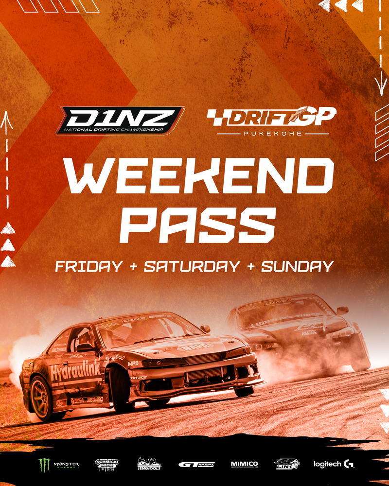 D1NZ R3 Pukekohe - Weekend Pass